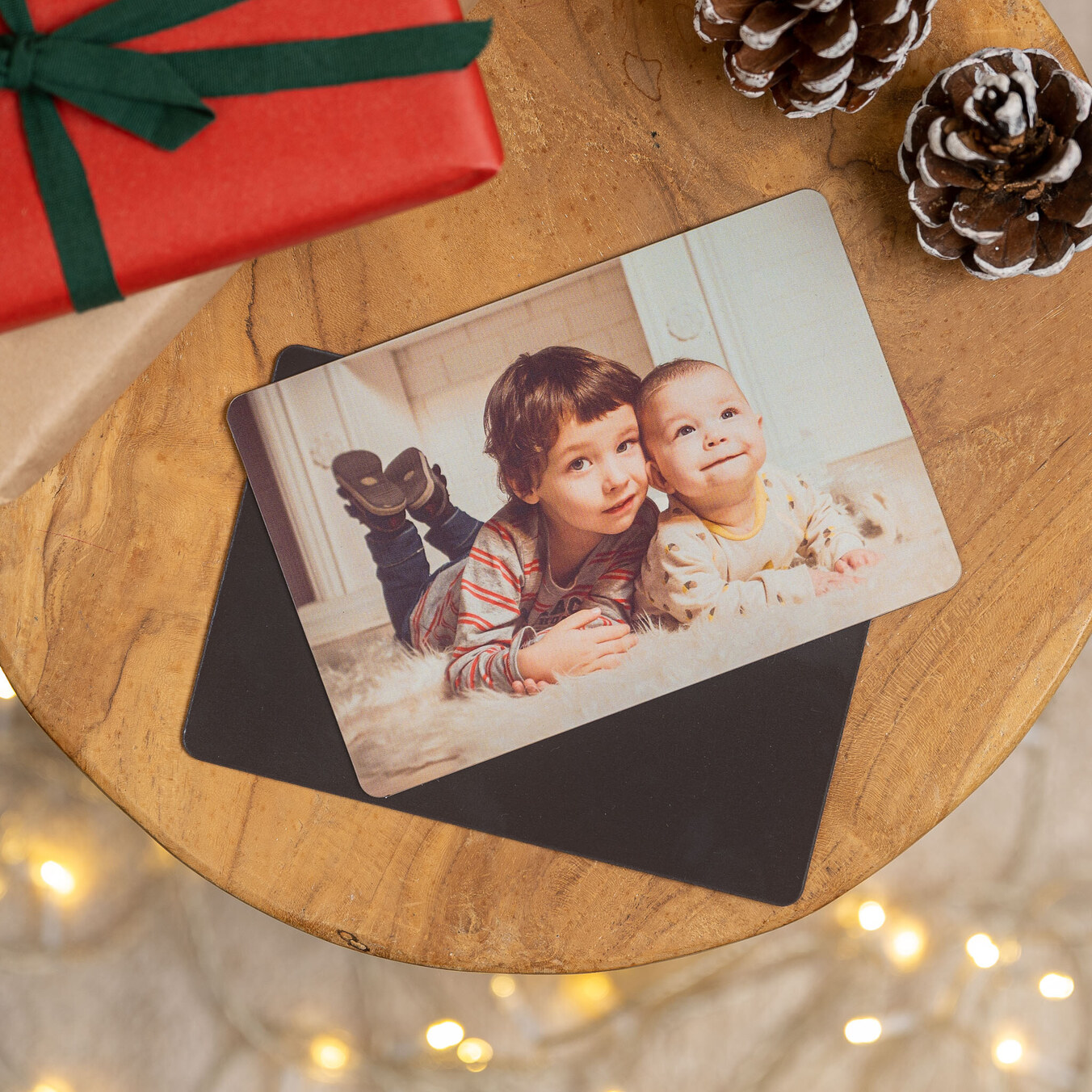 Personalizowany prostokatny magnes elestyczny 5x3,3 cm
