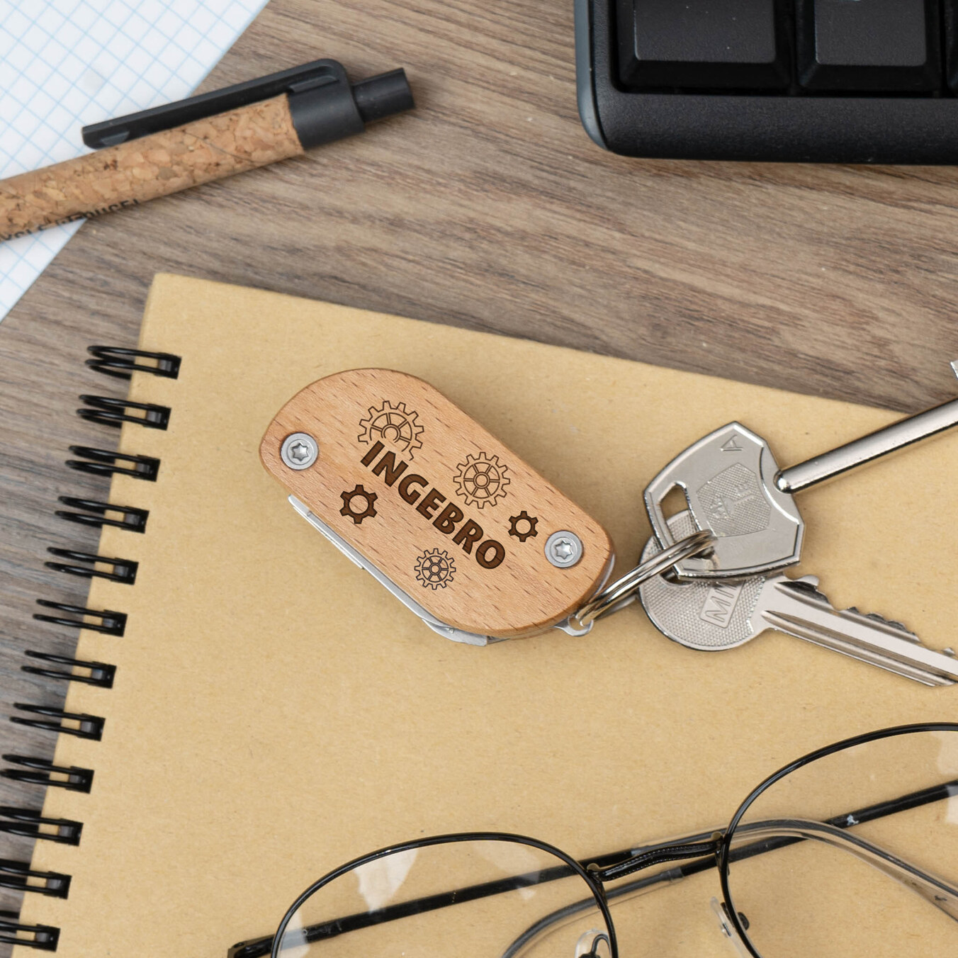 Porte-clés multi-outils personnalisés