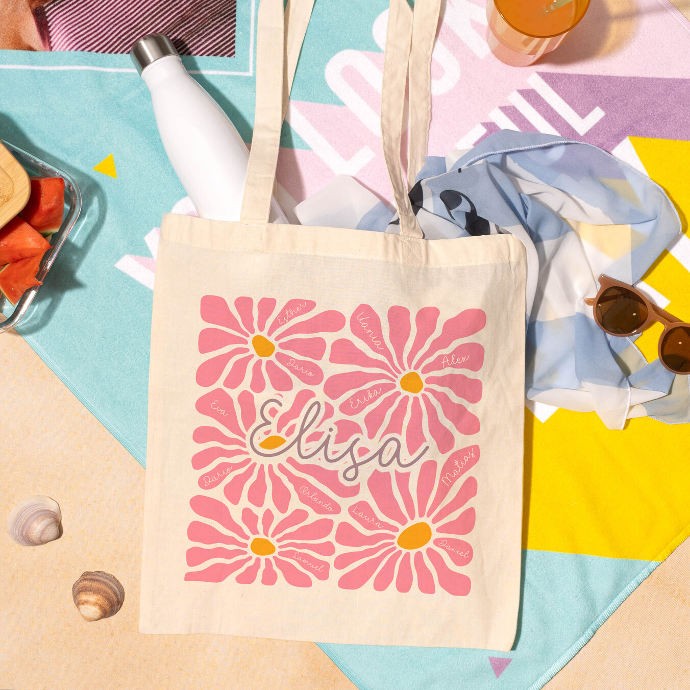 Tote Bag Baumwolltasche bedrucken (Einseitige)