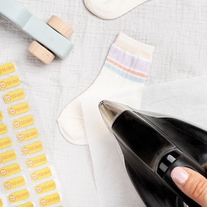 Etichette termoadesive personalizzate per vestiti