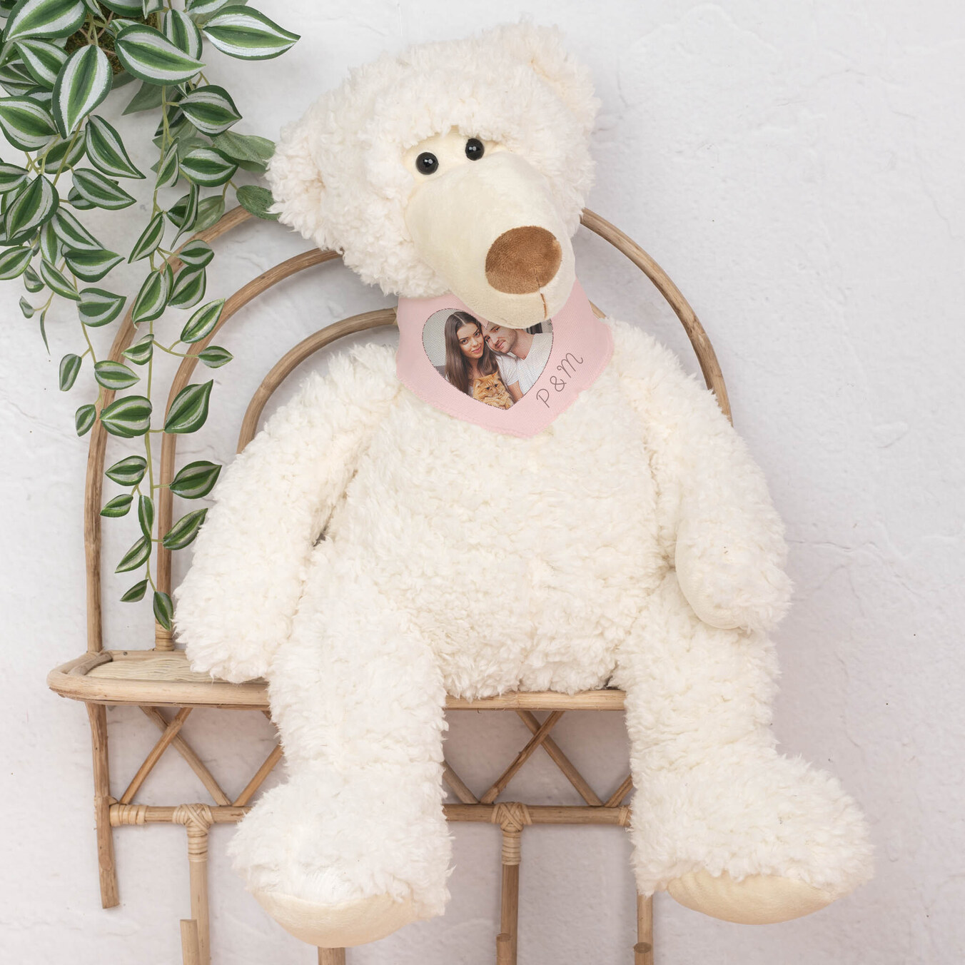 Osito de peluche 40 cm. con bandana personalizada