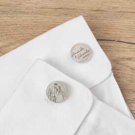 Engraved cufflinks