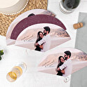 Personalised advertising cardboard hand fan