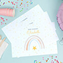 Manteles individuales personalizados de papel