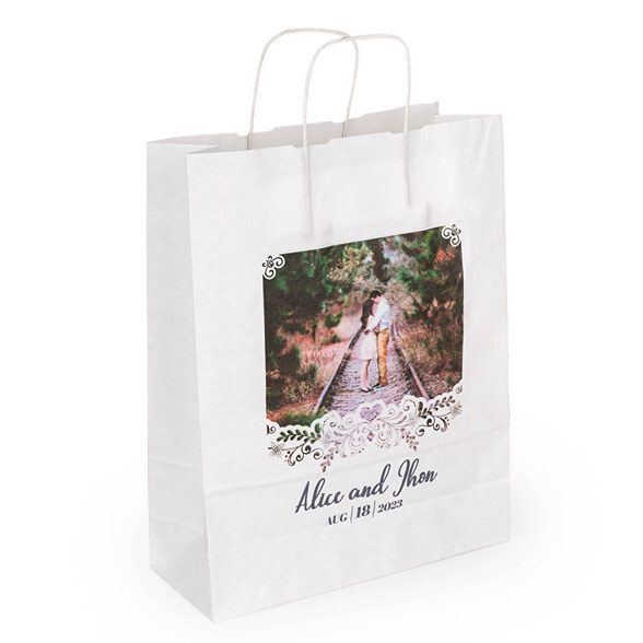 Sac papier kraft personnalisé