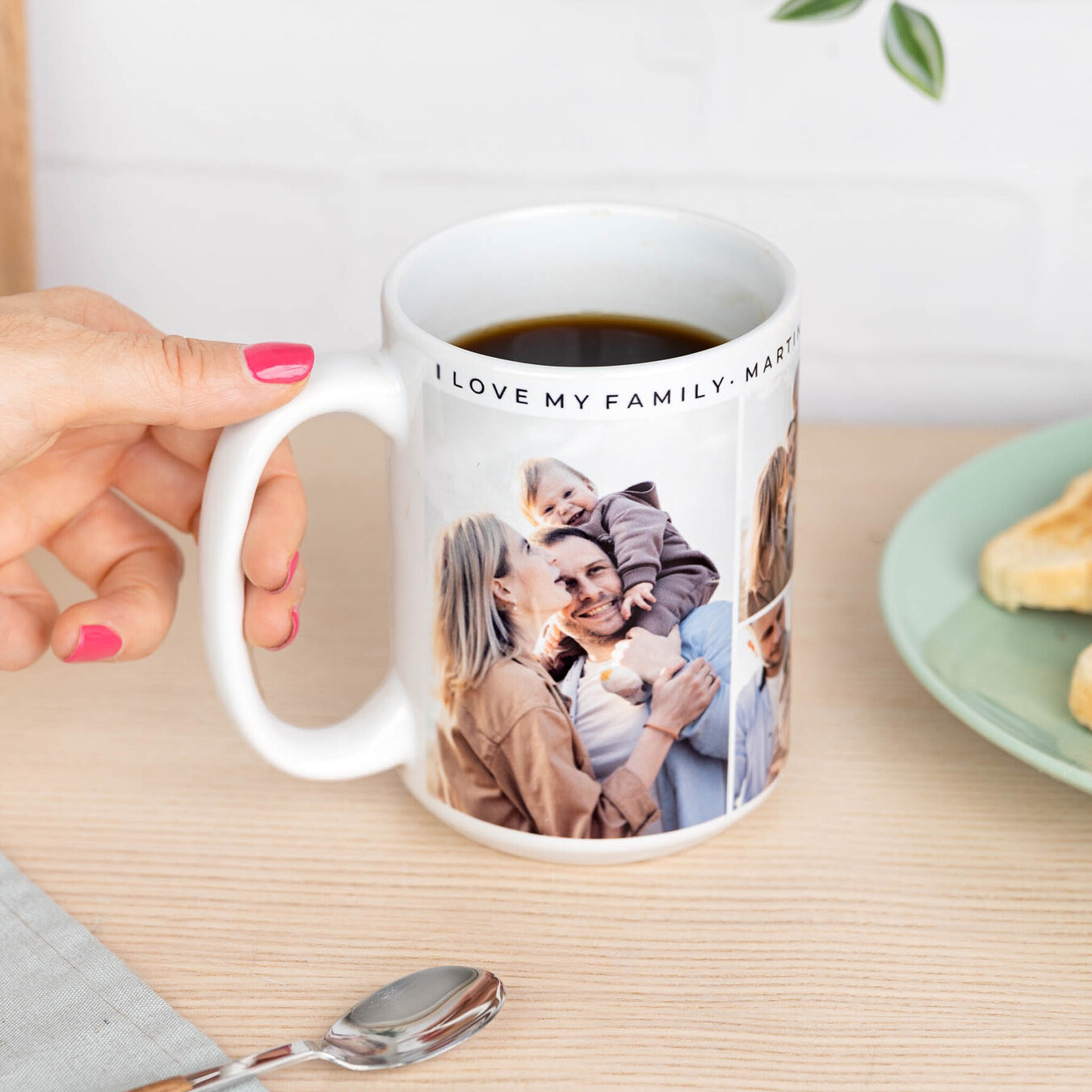 Caneca cerâmica personalizada XL