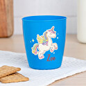 Personalised coloured plastic cup 300 ml.