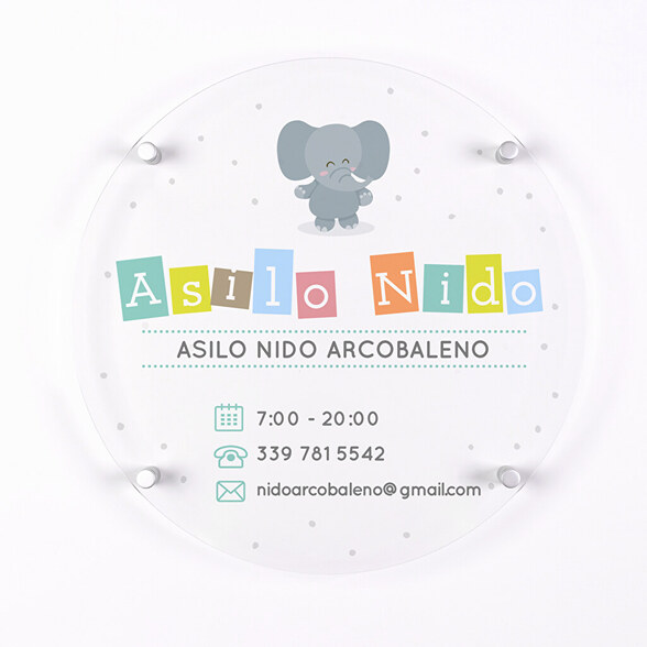 Targhe personalizzate plexiglass