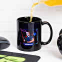 Personalised black mug