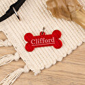 Personalised dog tags engraved