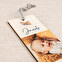 Personalised wooden bookmark