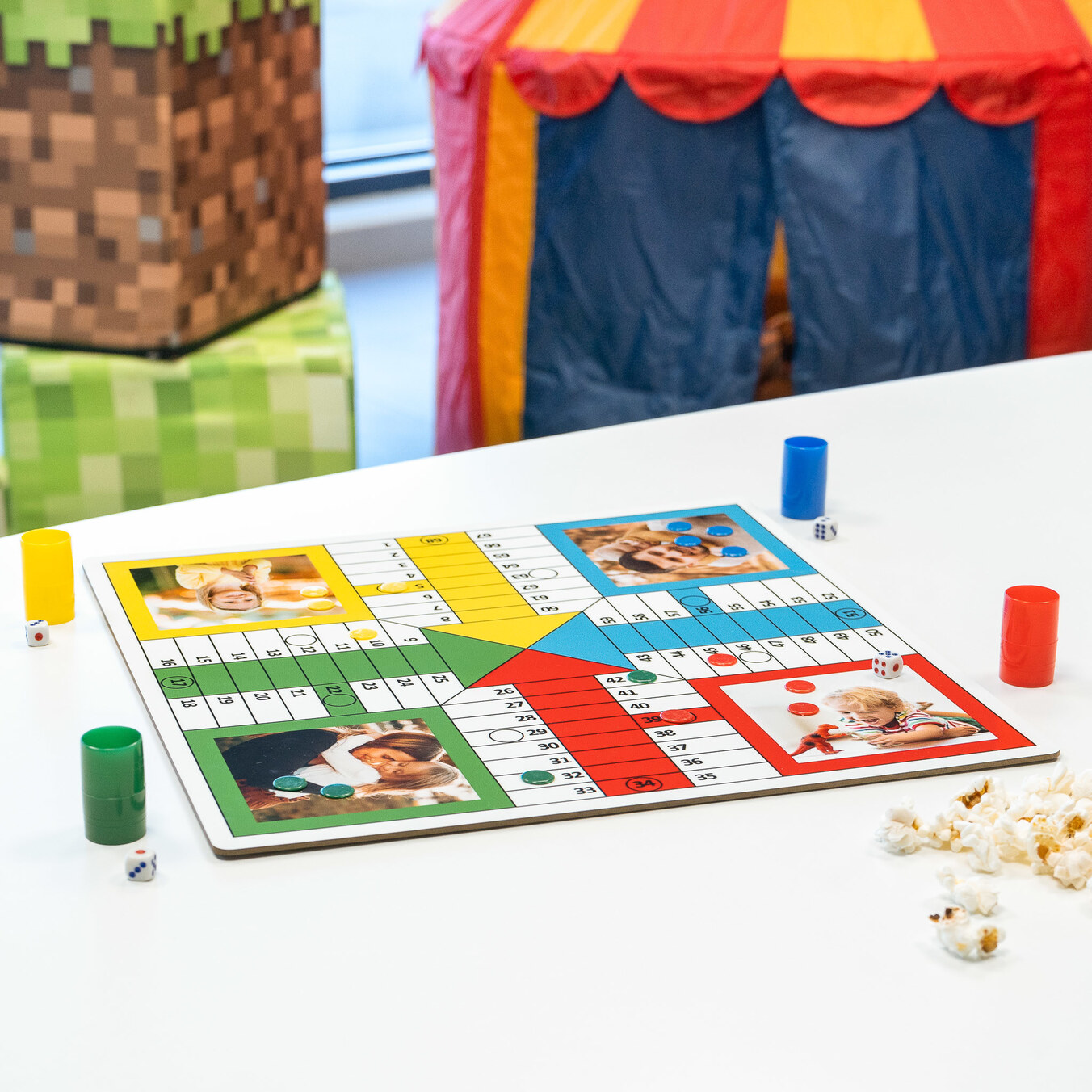 Ludo Spiel mit Foto
