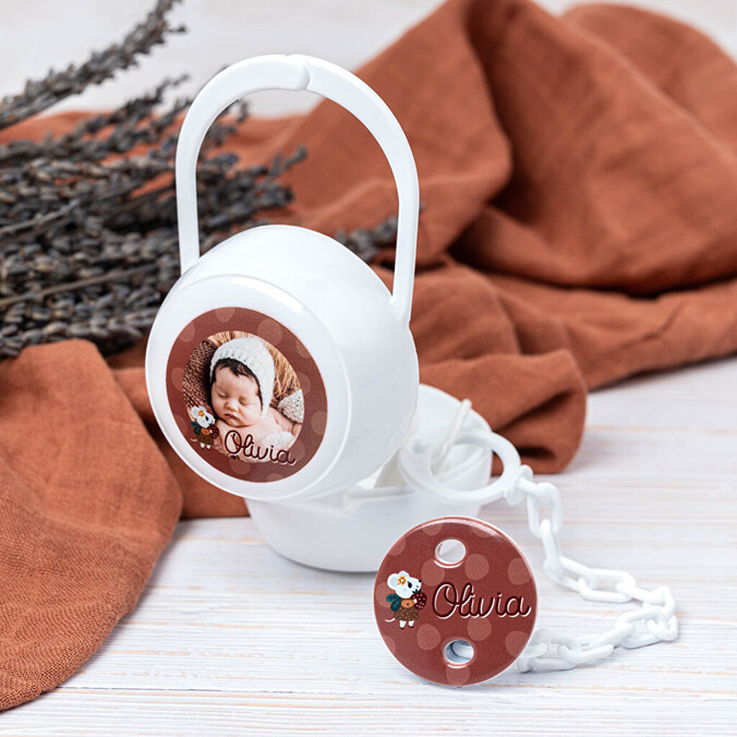 Personalised dummy clip