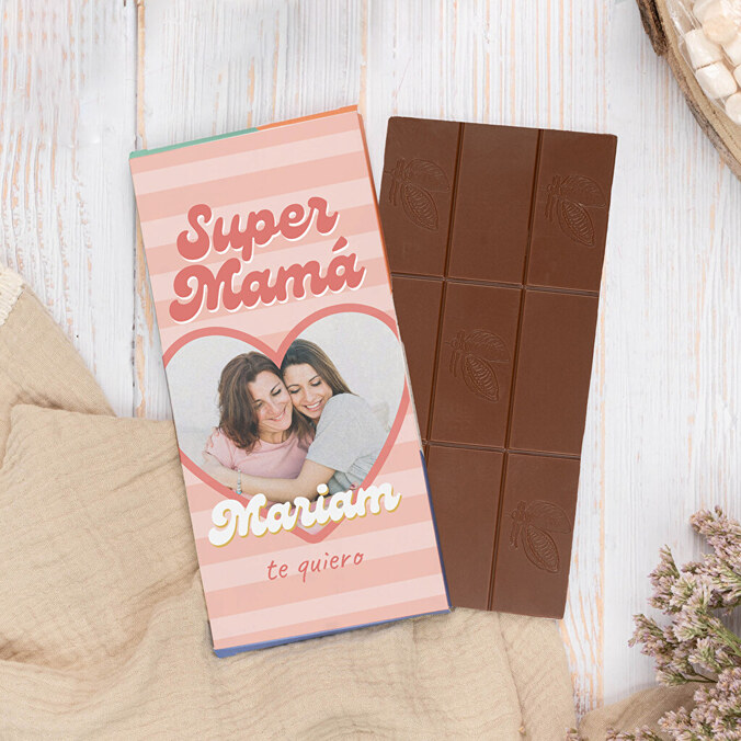 Tableta de chocolate personalizada