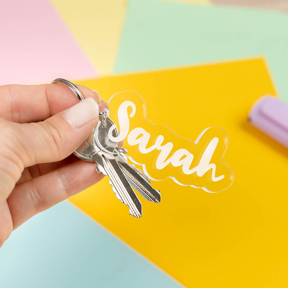 Porta-chaves personalizado com nome