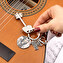 Gegraveerde sleutelhanger voor muzikanten Gegraveerde sleutelhanger voor muzikanten