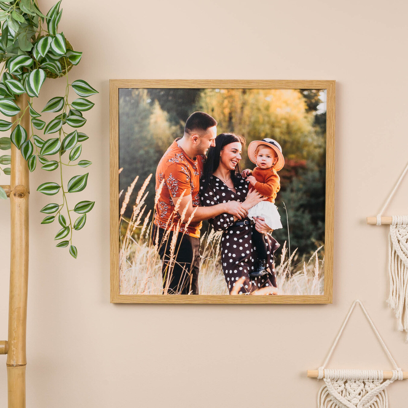 Personalizowane obrazy z drewnianą ramką