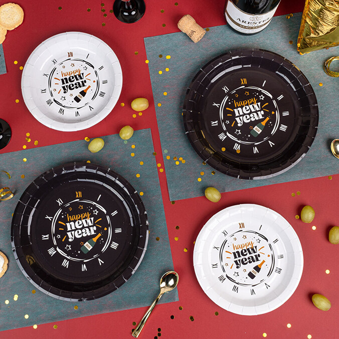 Platos de cartón personalizados para cumpleaños