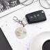 Personalised engraved round keychain