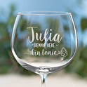 Personalisierter Ballonglas