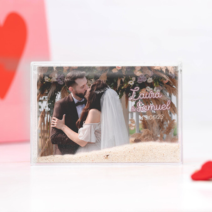 Bola de nieve personalizada rectangular