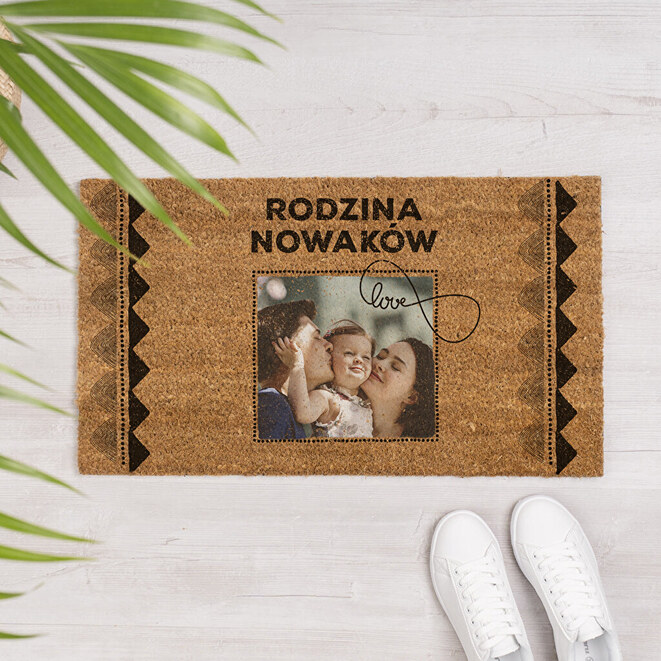 Personalizowane wycieraczki z naturalnego włókna kokosowego Personalizowane wycieraczki z naturalnego włókna kokosowego