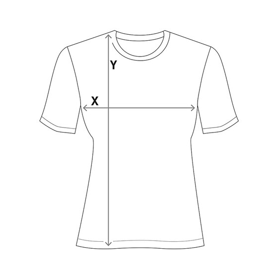 T-shirt størrelser og mål