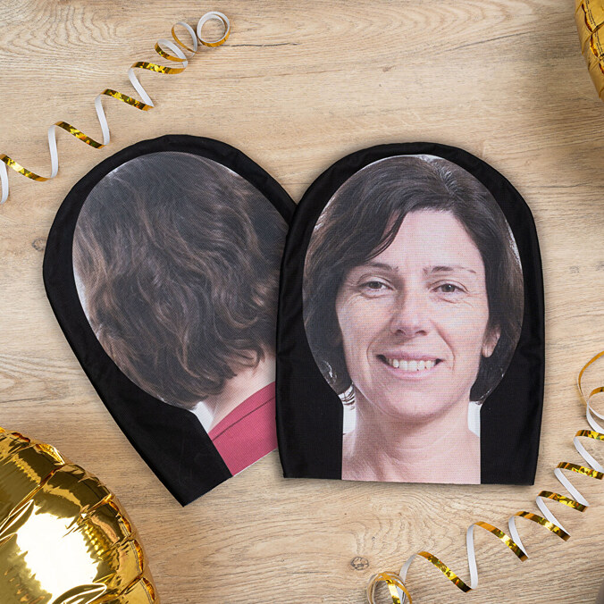 3D stoffen masker met gezicht bedrukken