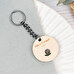 Personalised wooden keyring with seeds