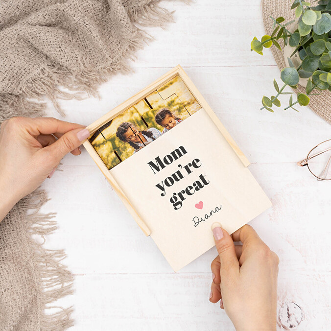 Puzzle Tetris s fotkou