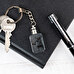 3D crystal keyring engraved with light