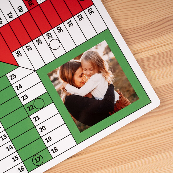 Gänsespiel und Mensch ärgere Dich nicht / Parcheesi mit Foto