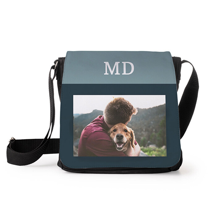 Bolso bandolera textil personalizado