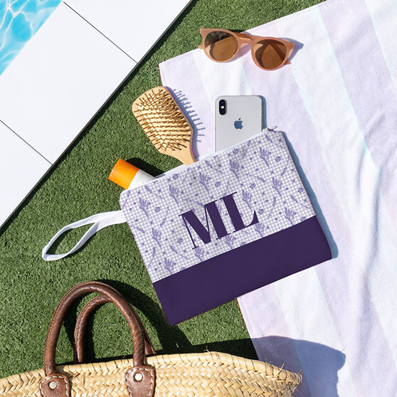 Neceser personalizado para guardar objetos en la playa o piscina Neceser personalizado para guardar objetos en la playa o piscina