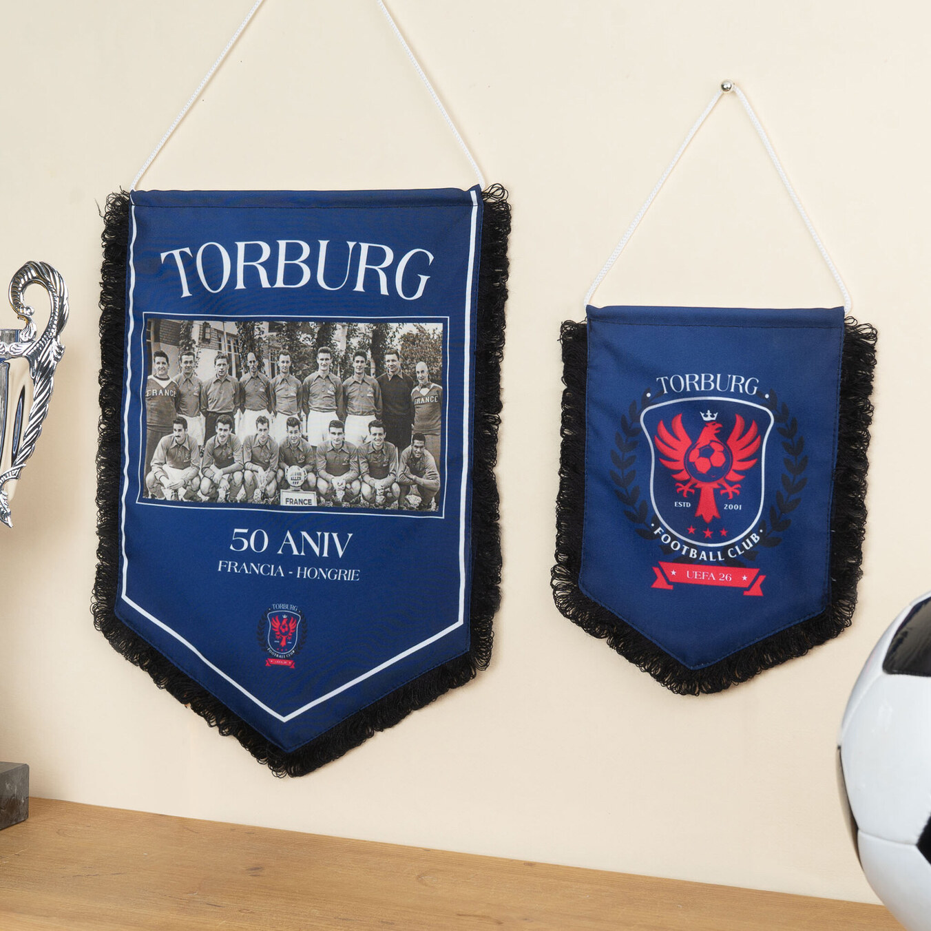 Banderines de tela personalizados