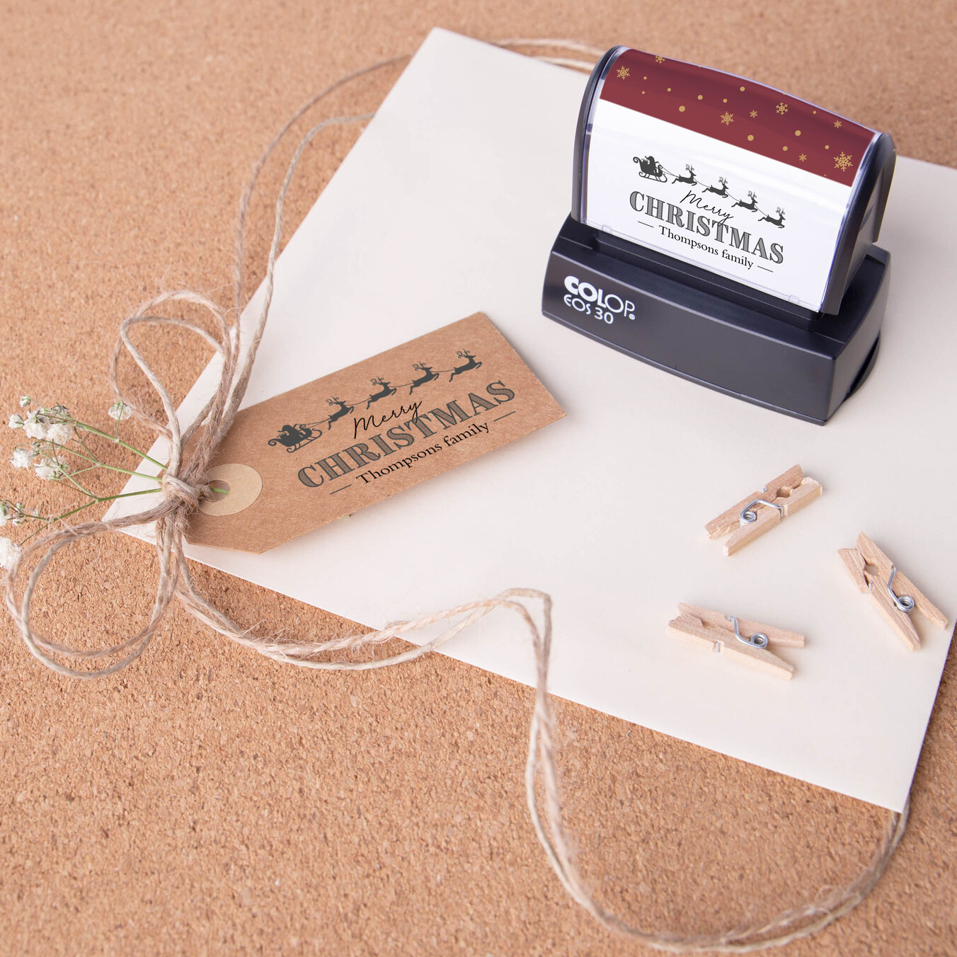 Personalised self inking stamps for paper