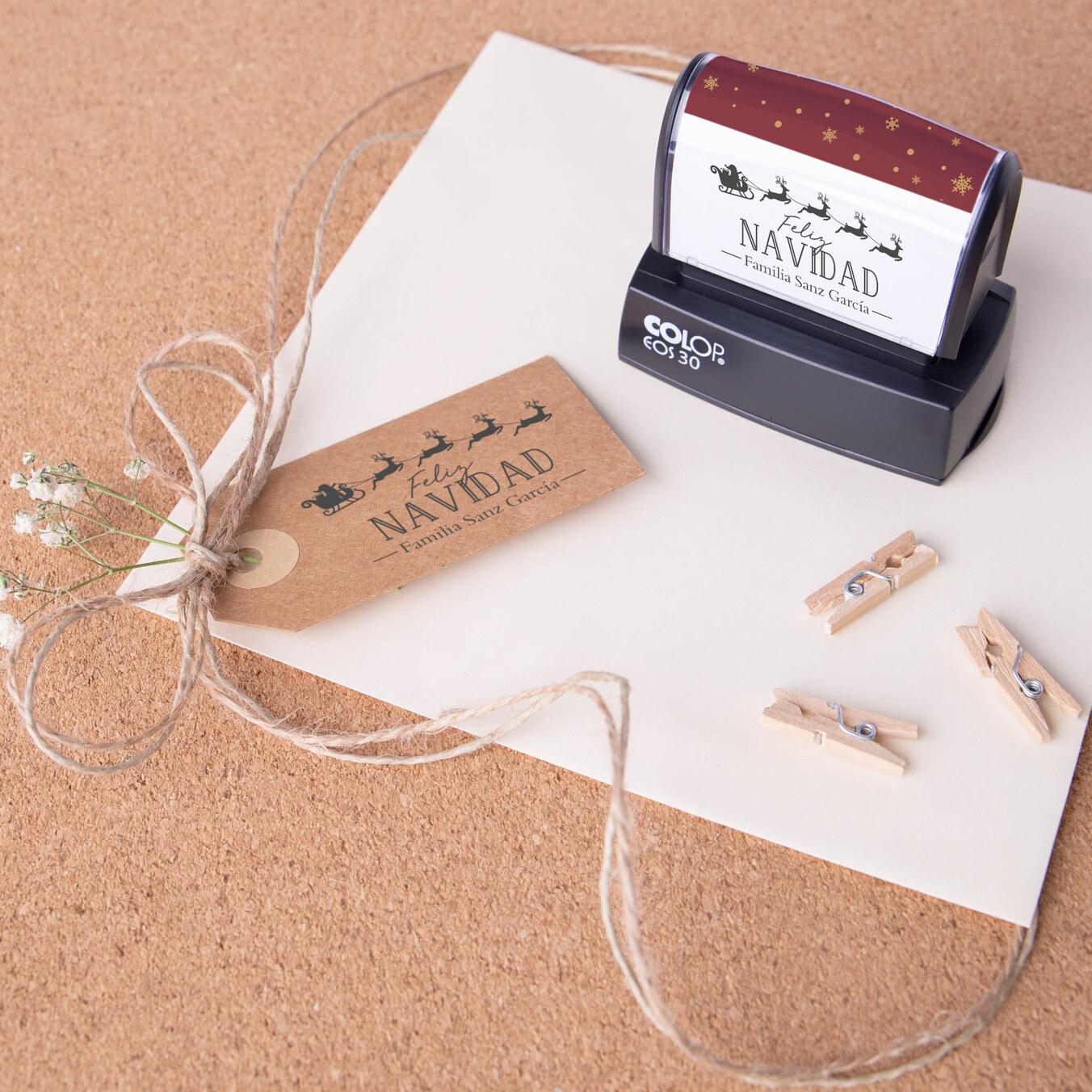 Sellos automáticos personalizados para papel