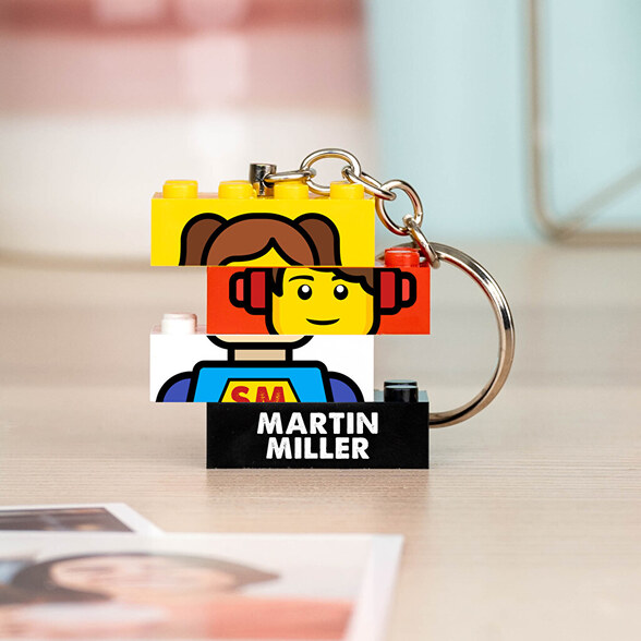 Schlüsselanhänger Blocks mit Foto