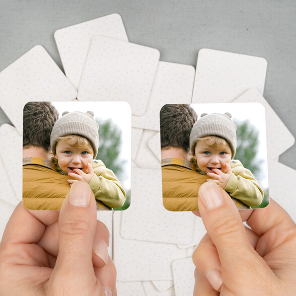 Juego Memory con fotos personalizadas