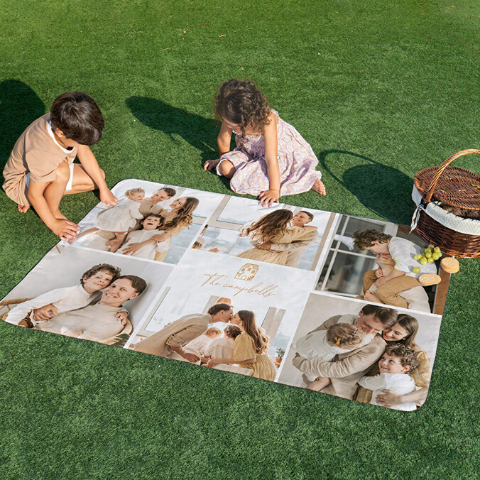 Personifierad picknickfilt