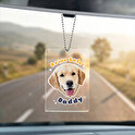 Personalised acrylic car ornament