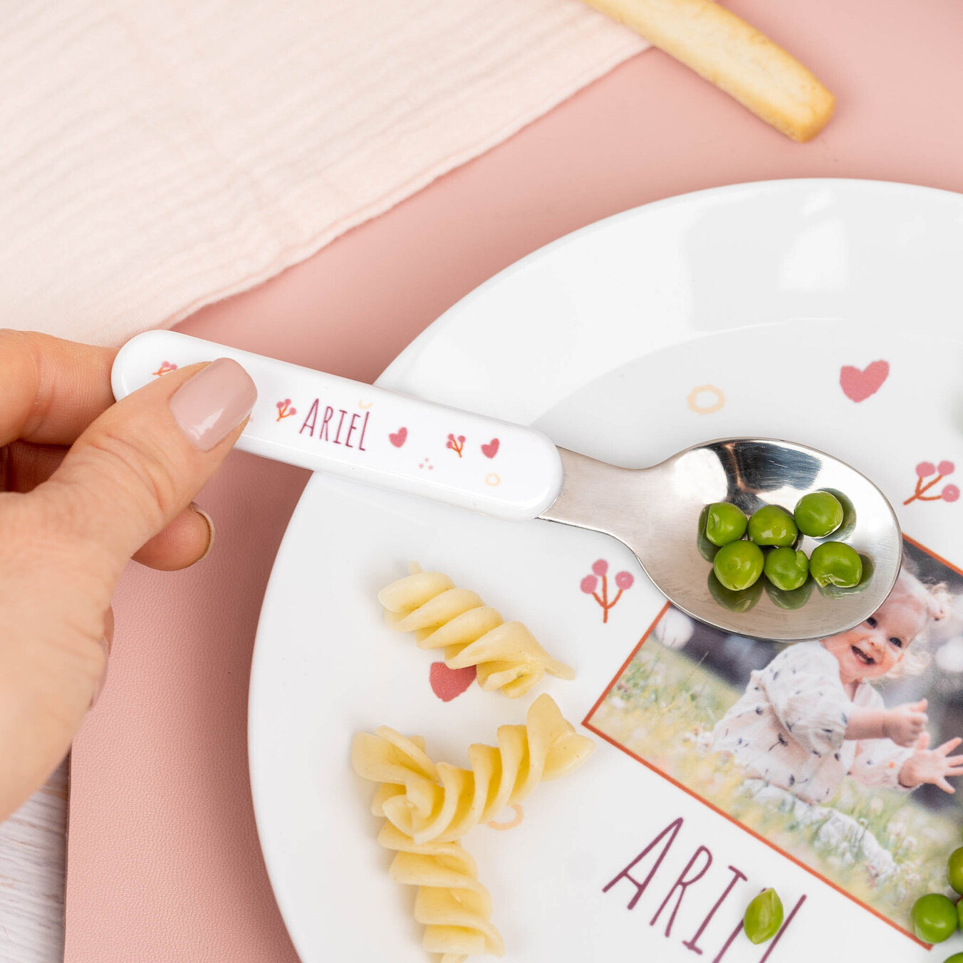 Personalised baby cutlery set