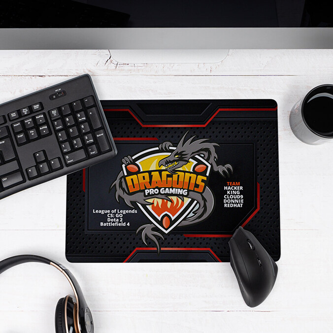 Personalised rectangular mouse pad XL