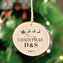 Personalised wood slice ornament Personalised wood slice ornament