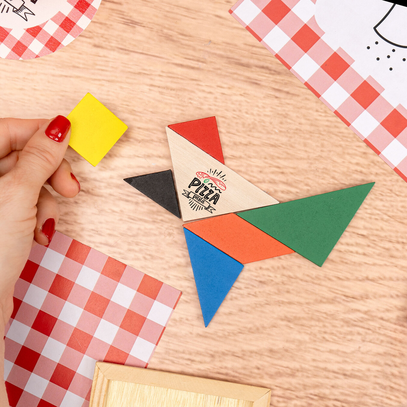 Personalisiertes Tangram Spiel
