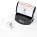 Personalised textile rubber stamp 4,5ø
