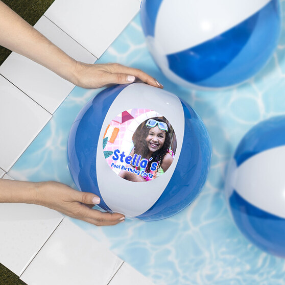 Personlig uppblåsbar strandboll