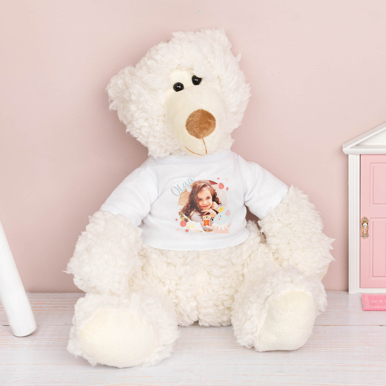 Teddybjørne 25 cm. med personlig t-shirt