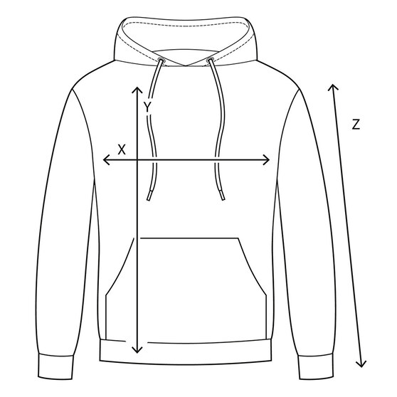 Personlig unisex hoodie