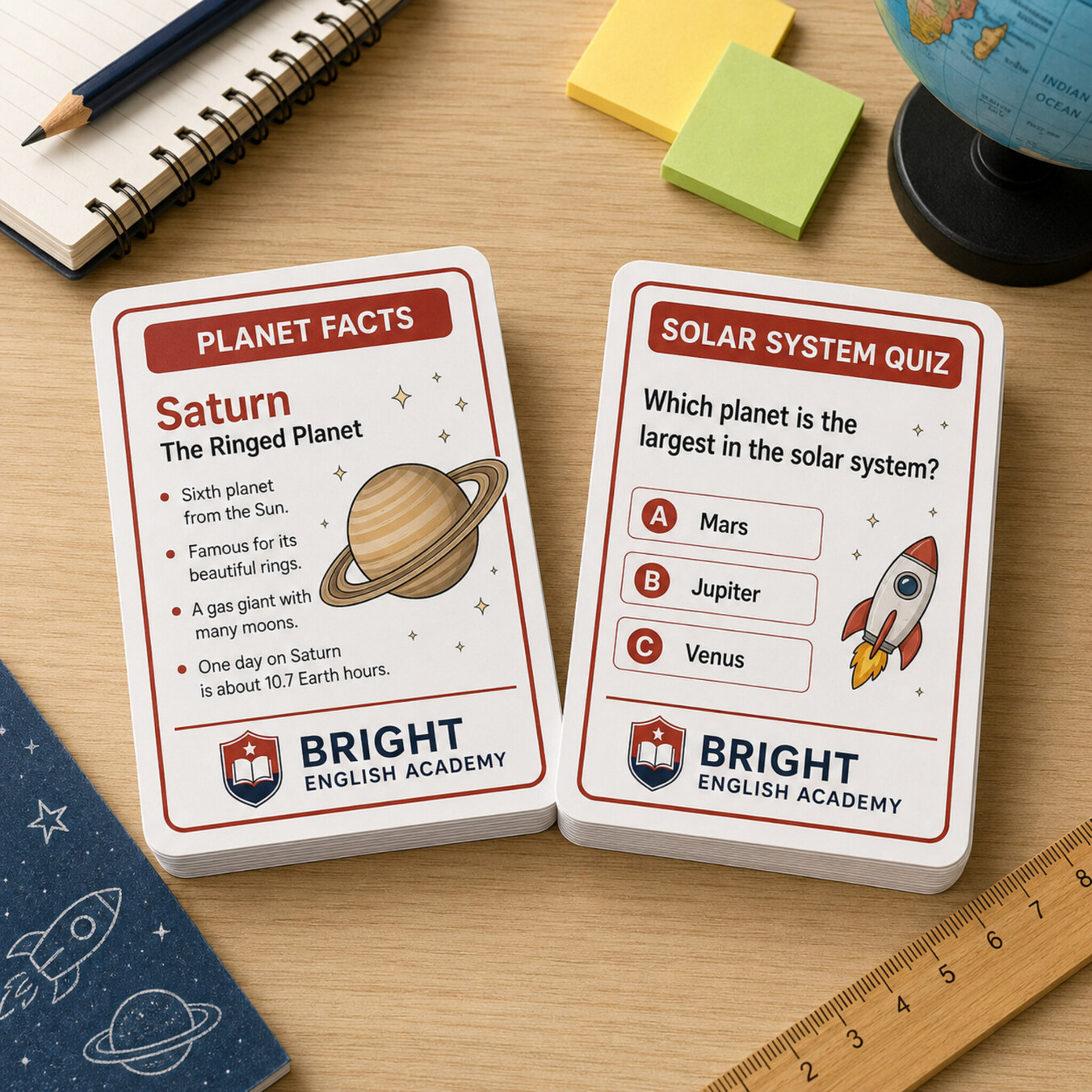 Flashcard e schede di studio personalizzate